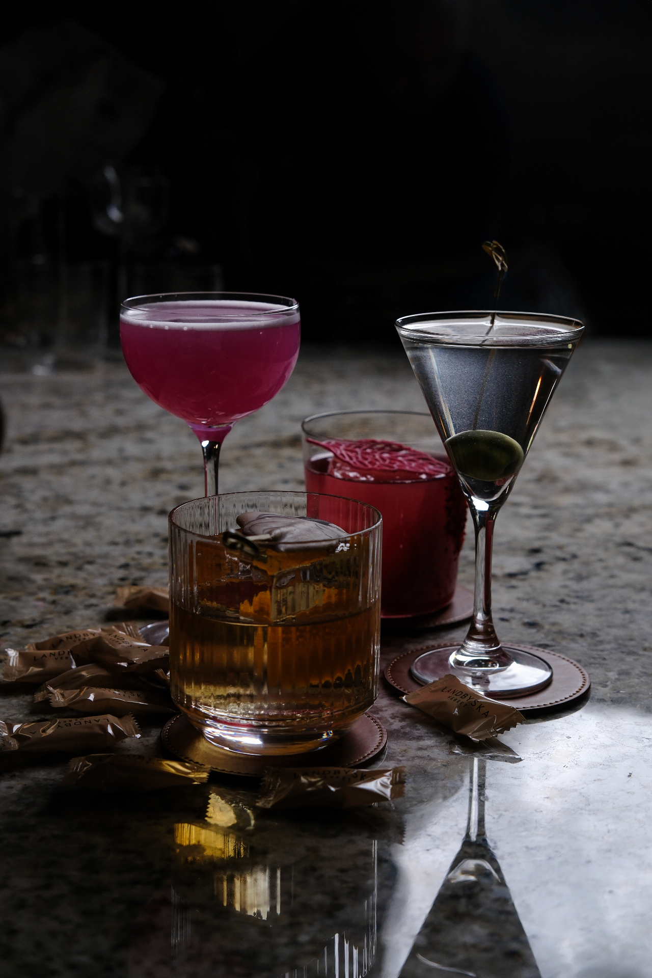 Cocktails på Landbyska Verket